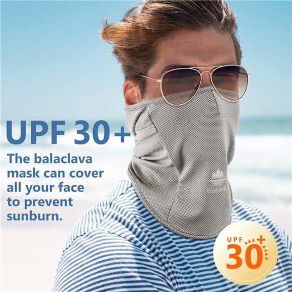 Face Mask Sun UV Protection Breathable Full Head Mask for Men Women - Picture 3 of 7